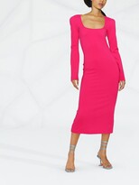 Thumbnail for your product : ATTICO Jules fitted dress