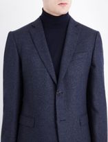 Thumbnail for your product : Pal Zileri Single-breasted waffle wool-blend jacket