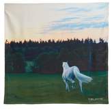 Thumbnail for your product : Mary Mccartney - White Stallion-print Silk Scarf - Womens - White