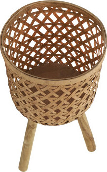 Dakota Fields Planter With Stand Indoor Outdoor