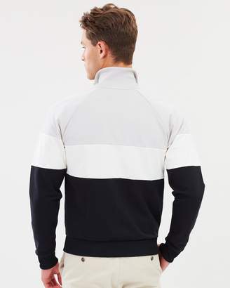 Fred Perry Embroidered Panel Sweatshirt