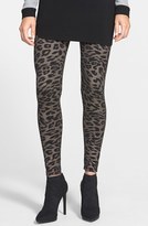 Thumbnail for your product : Hue Leopard Print Ponte Knit Leggings