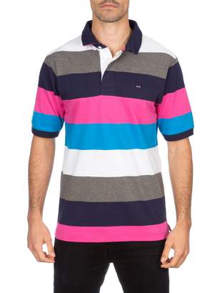 Eden Park Men's Multicoloured Stripe Polo Shirt