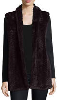 Thumbnail for your product : Neiman Marcus Luxury Cashmere Cardigan w/ Rabbit Fur Front