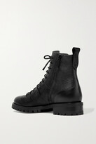 Thumbnail for your product : Jimmy Choo Cruz Textured-leather Ankle Boots - Black