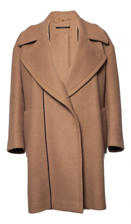 Gucci camel Cashmere Coats ShopStyle
