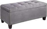 Thumbnail for your product : Asstd National Brand Presley Upholstered Shoe Storage Ottoman