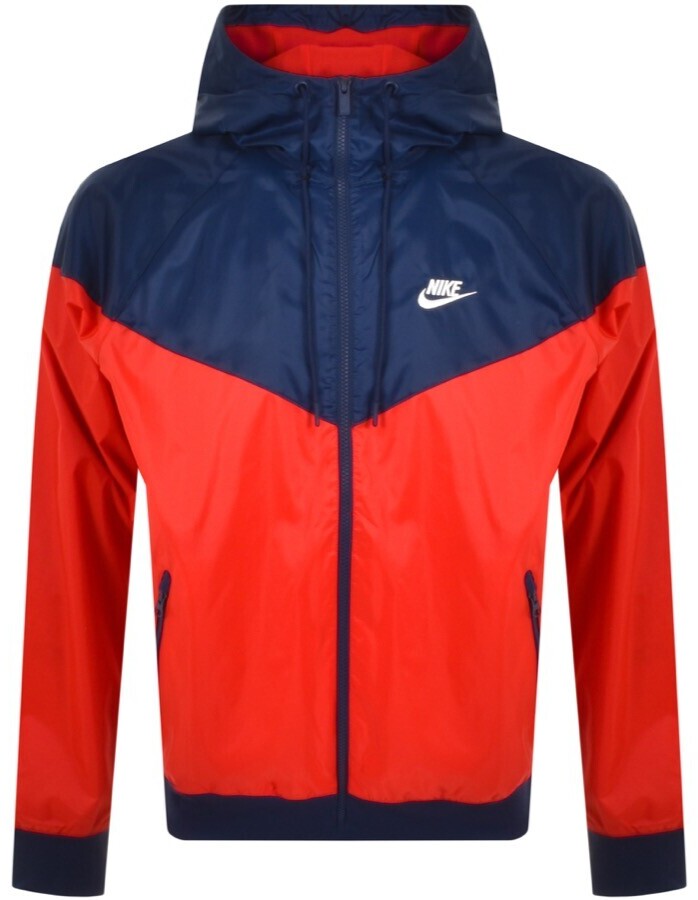 Nike Windrunner Jacket Red - ShopStyle Outerwear