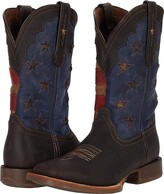 Thumbnail for your product : Durango Rebel Pro 12 Vintage Flag Square Toe (Dark Chestnut/Vintage Flag) Men's Shoes