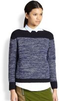 Thumbnail for your product : Marc by Marc Jacobs Julie Ribbed Wool & Cashmere Colorblock Sweater