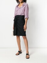 Thumbnail for your product : Romeo Gigli Pre-Owned Knot Detail Wrapped Skirt