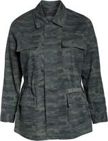 Thumbnail for your product : Caslon Camo Stretch Cotton Utility Jacket