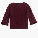 Thumbnail for your product : J.Crew Crewneck sweater with fringe