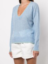 Thumbnail for your product : Veronica Beard Estora cashmere jumper