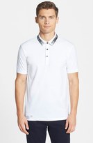Thumbnail for your product : HUGO 'Deltic' Slim Fit Painted Collar Polo