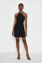 Thumbnail for your product : Coast Embellished Halter Neck Short Dress