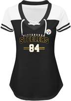 Majestic Ladies Top - Pittsburgh Steelers #84 Antonio Brown
