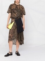 Thumbnail for your product : Junya Watanabe Contrasting Panel Midi Dress