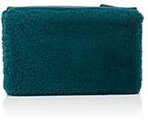 Thumbnail for your product : Anya Hindmarch WOMEN'S LEATHER & SHEARLING EYES POUCH - DARK TEAL