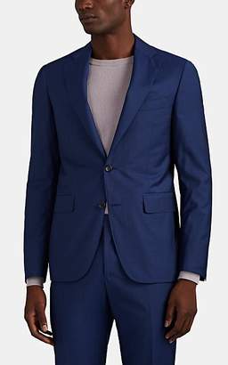 Canali Men's Travel Worsted Wool Two-Button Suit - Blue
