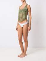 Thumbnail for your product : Amir Slama fringed bikini top