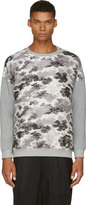 Thumbnail for your product : Miharayasuhiro Gray Embroidered Sweatshirt