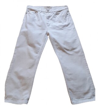 Marc by Marc Jacobs White Cotton Trousers for Women