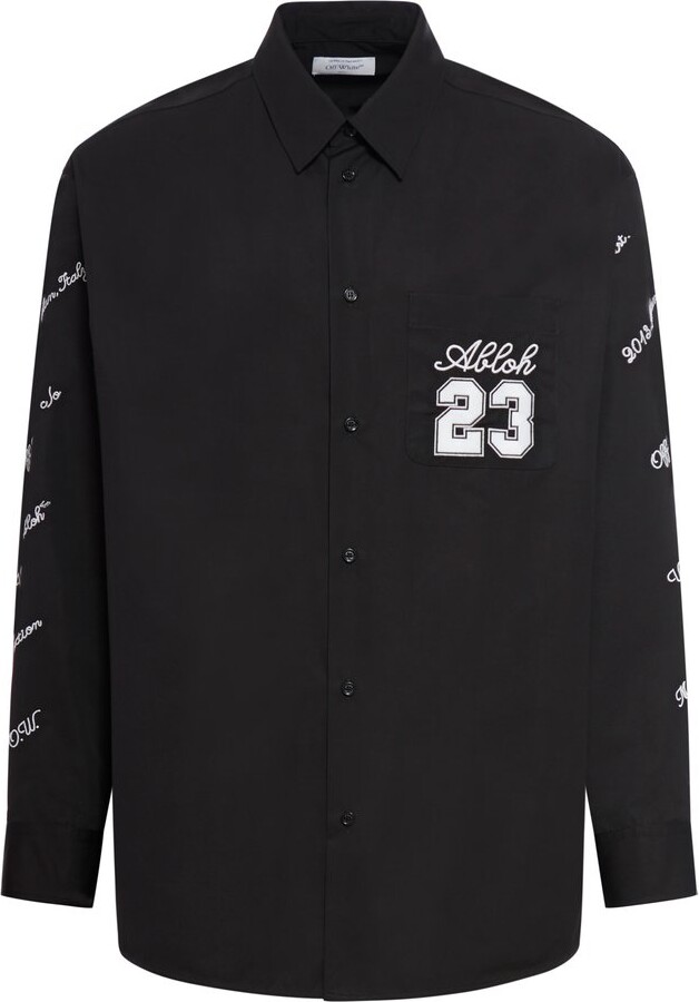 Off-White Buttoned Long-Sleeved Shirt