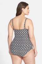Thumbnail for your product : La Blanca 'Diamond in the Rough' One Piece Swimsuit (Plus Size)