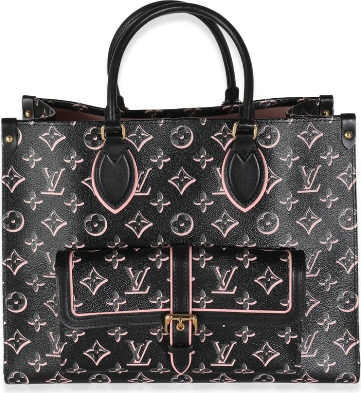 Onthego Gm Louis Vuitton Black Shopper Bag Onthego Gm Louis