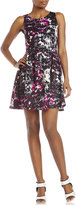 Thumbnail for your product : Necessary Objects Abstract Print Fit & Flare Dress