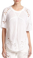 Thumbnail for your product : IRO Derwen Embroidered Top
