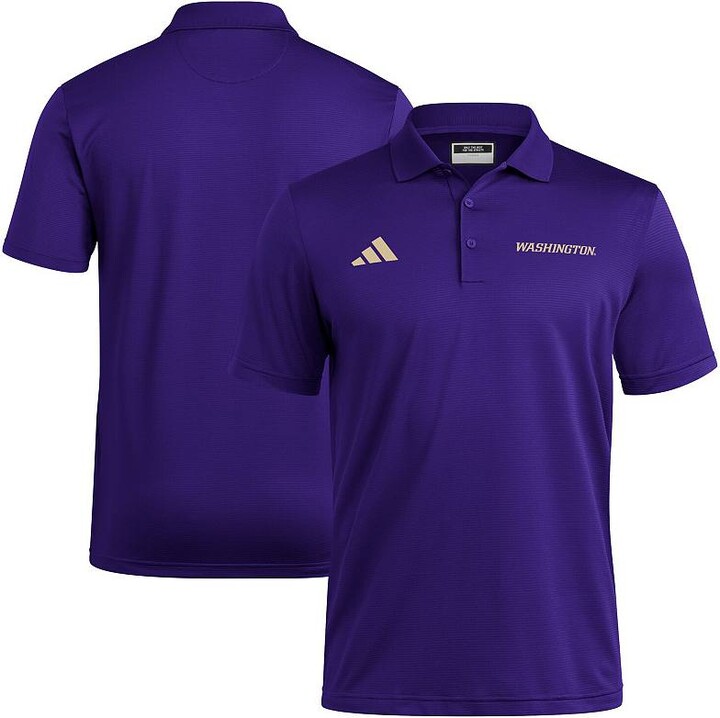 Purple Washington Huskies Ultimate 365 Ottoman Polo Shirt