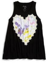 Thumbnail for your product : Flowers by Zoe Toddler's & Little Girl's Daisy Heart Tank Top
