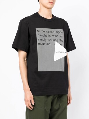 and wander logo-print cotton T-shirt