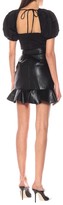 Thumbnail for your product : Self-Portrait Faux leather miniskirt