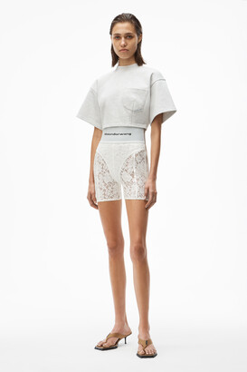 alexander wang lace bike shorts