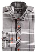 Thumbnail for your product : Jared Lang Trim Fit Plaid Sport Shirt