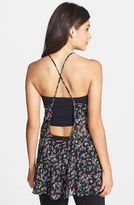 Thumbnail for your product : Starling Open Back Tiered Tunic Tank (Juniors)