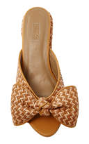 Thumbnail for your product : Johanna Ortiz M'O Exclusive Baslica Bow-Embellished Leather Mules