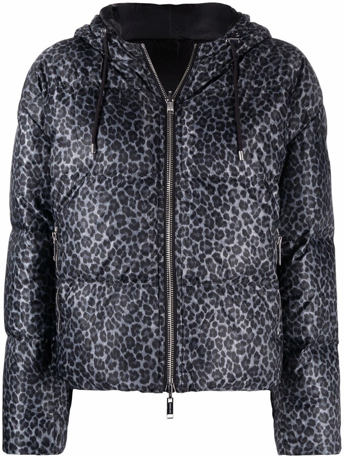 michael kors leopard vest
