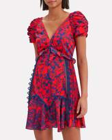 Thumbnail for your product : Self-Portrait Red Floral Mini Dress