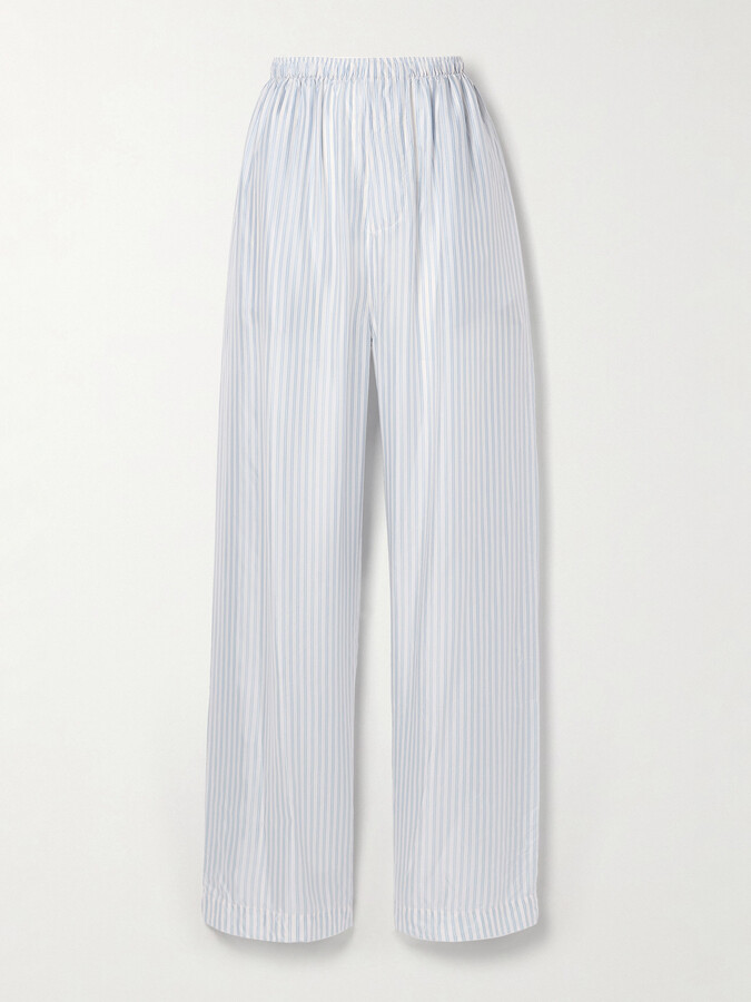 パンツ BALENCIAGA PRINTED VISCOSE PYJAMA PANT BALENCIAGA Printed poplin pajama pants | NET-A-PORTER