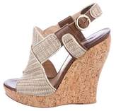 Thumbnail for your product : Paul Andrew Woven Wedge Sandals