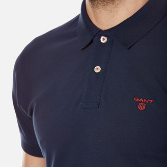 Gant Men's Contrast Collar Polo Shirt
