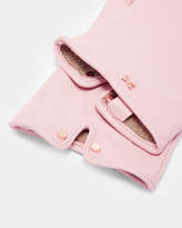 Thumbnail for your product : Ted Baker BOWSII Bow detail leather gloves