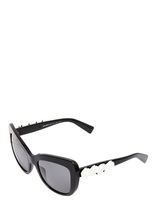 Thumbnail for your product : Dolce & Gabbana Rose Embellished Acetate Sunglasses