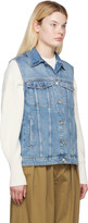 Thumbnail for your product : HUGO BOSS Blue Faded Denim Vest