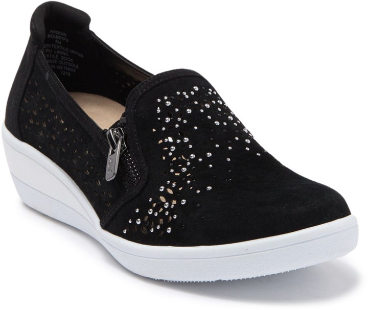 anne klein yourock wedge sneakers