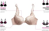 Thumbnail for your product : Maidenform Love the Lift Push Up & In Lace Plunge Underwire Bra DM9900
